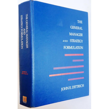 General Manager and Strategy Formulation