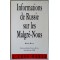 Informations de Russie sur les Malgré-Nous