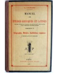 Manuel des études grecques et latines, fascicule 4