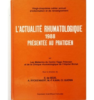 L'actualité rhumatologique 1988 présentée au praticien